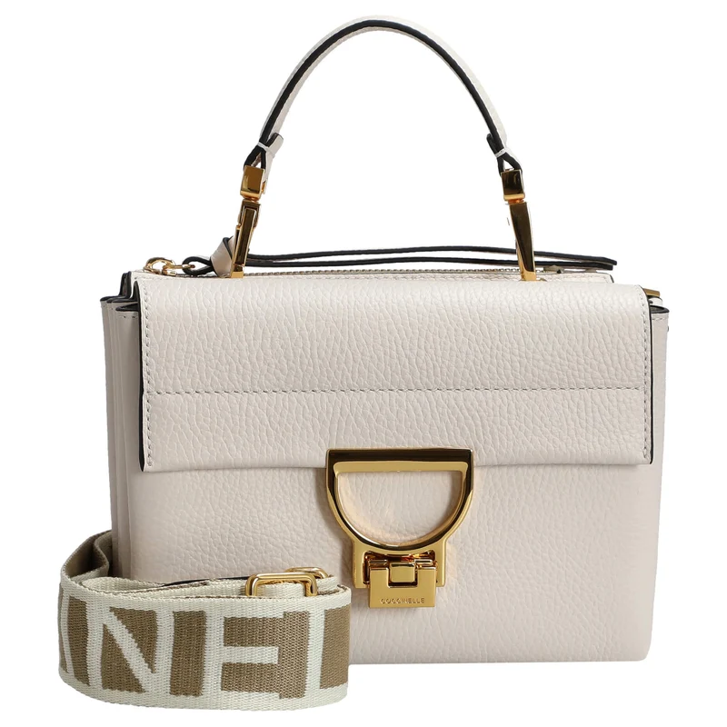 Coccinelle Arlettis Signature - Bolso de mano 19 cm (blanco)