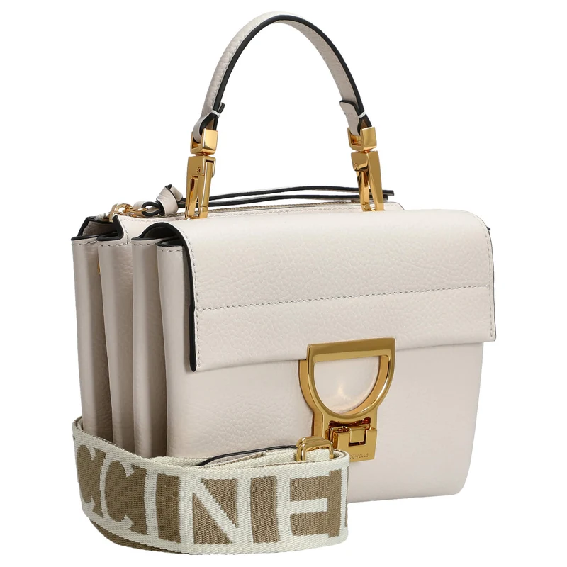 Coccinelle Arlettis Signature - Bolso de mano 19 cm (blanco)