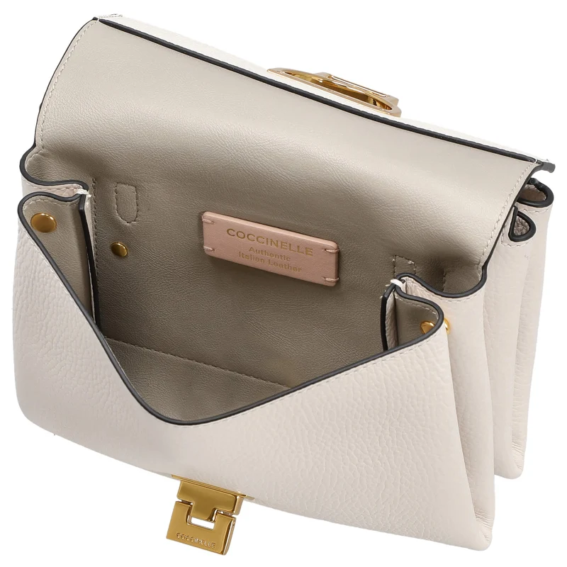 Coccinelle Arlettis Signature - Bolso de mano 19 cm (blanco)