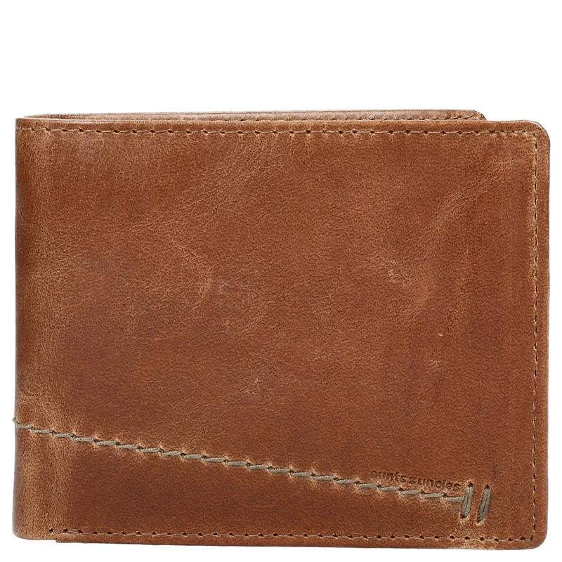 aunts & uncles Good Old Friends Dog - Cartera con solapa 10 tarjeteros 11 cm RFID (hazelnut)