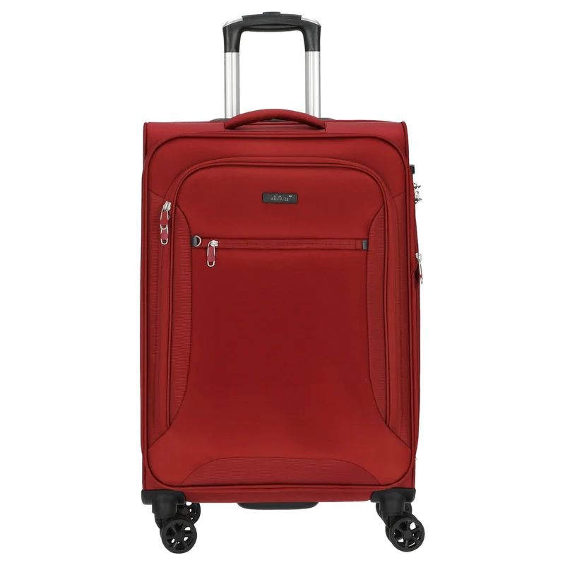 D&N Travel Line 6404 - Trolley con 4 ruedas M 68 cm (bordeaux)