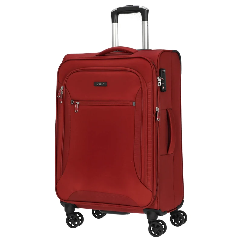 D&N Travel Line 6404 - Trolley con 4 ruedas M 68 cm (bordeaux)
