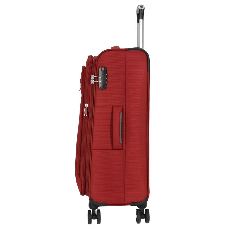 D&N Travel Line 6404 - Trolley con 4 ruedas M 68 cm (bordeaux)