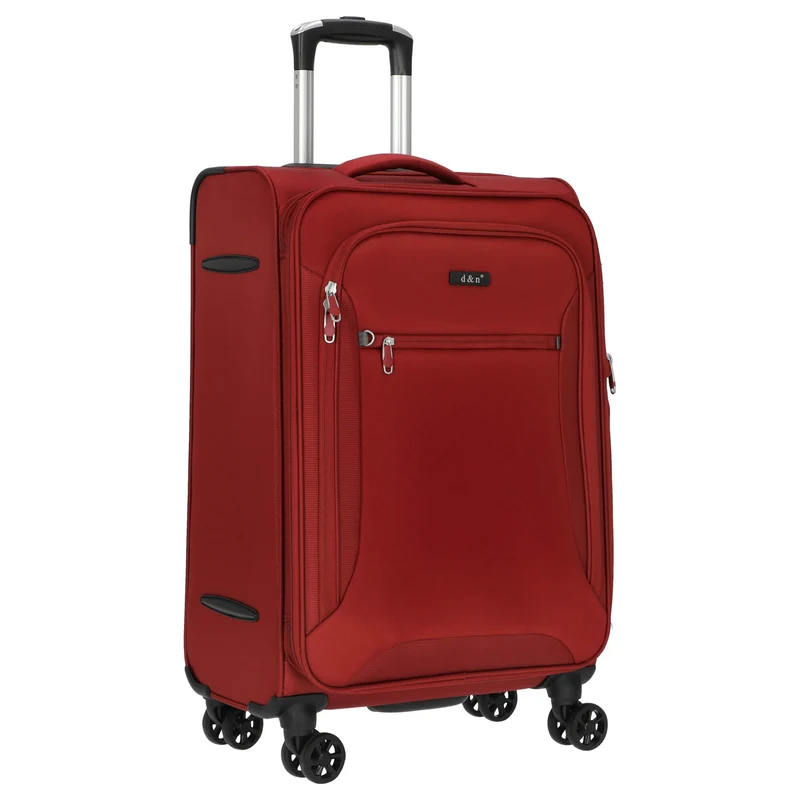 D&N Travel Line 6404 - Trolley con 4 ruedas M 68 cm (bordeaux)