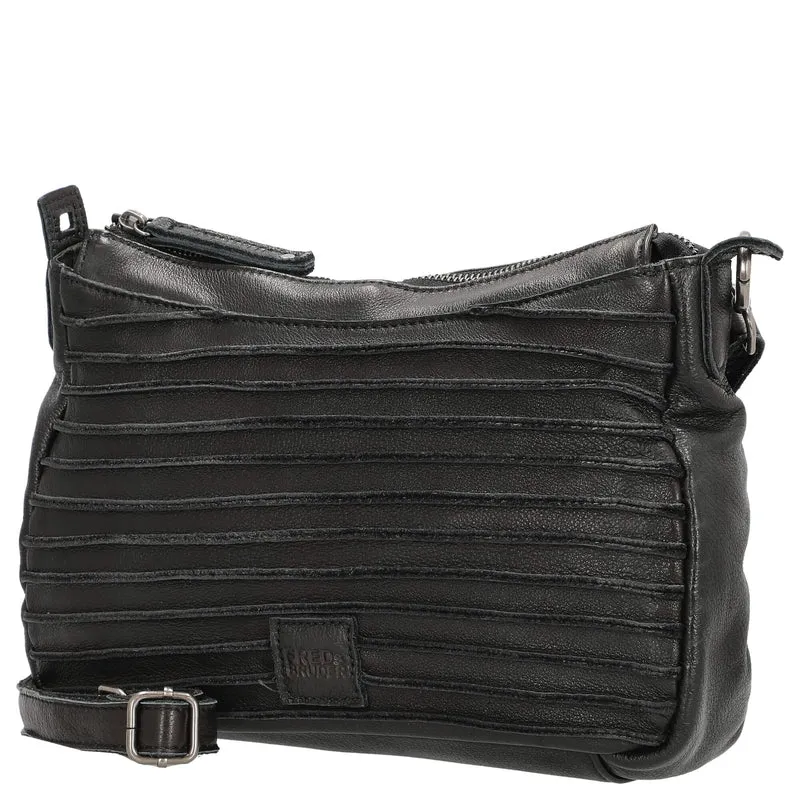 FREDsBRUDER Riffel Likely - Bandolera 38 cm (negro)