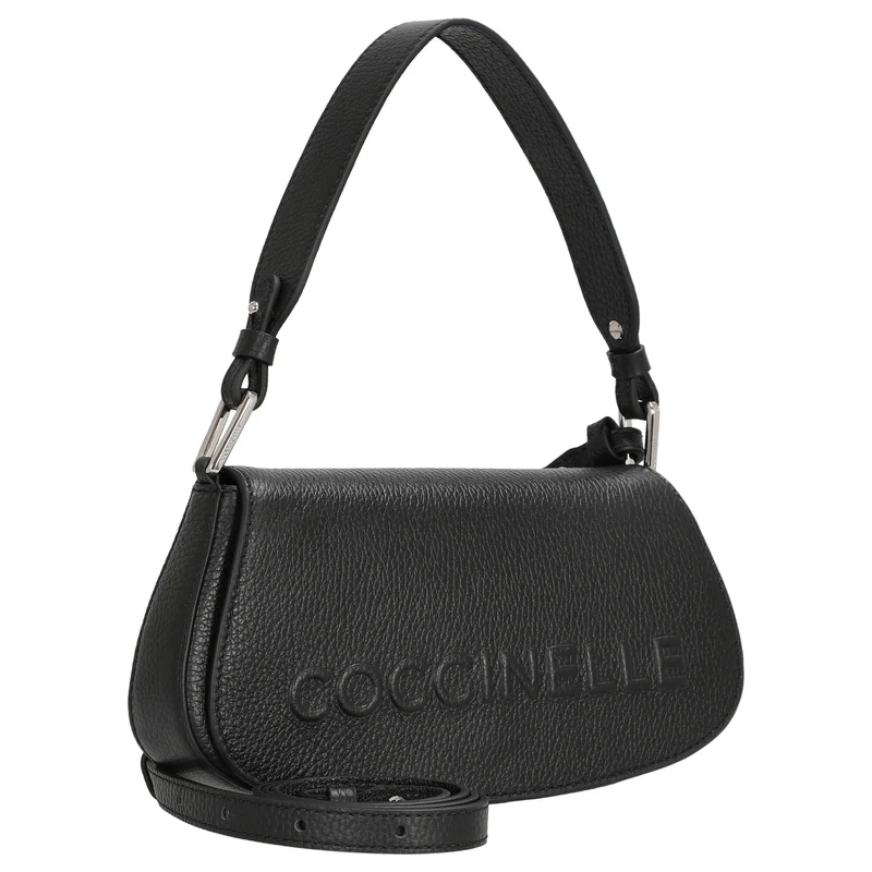 Coccinelle Myrtha Maxi Log - Bolso de hombro 24 cm (noir)