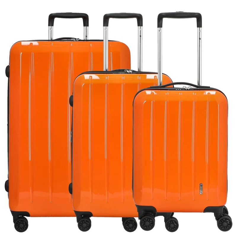 CHECK.IN London 2.0 Juego de trolley 3 piezas (orange)