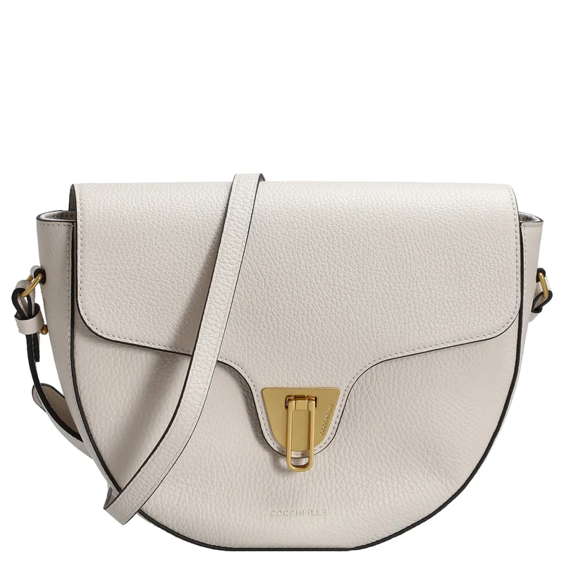 Coccinelle Beat Soft - Bolso bandolera 24 cm (blanco)