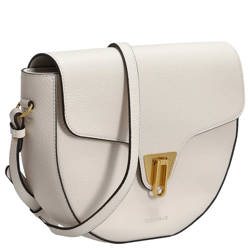 Coccinelle Beat Soft - Bolso bandolera 24 cm (blanco)