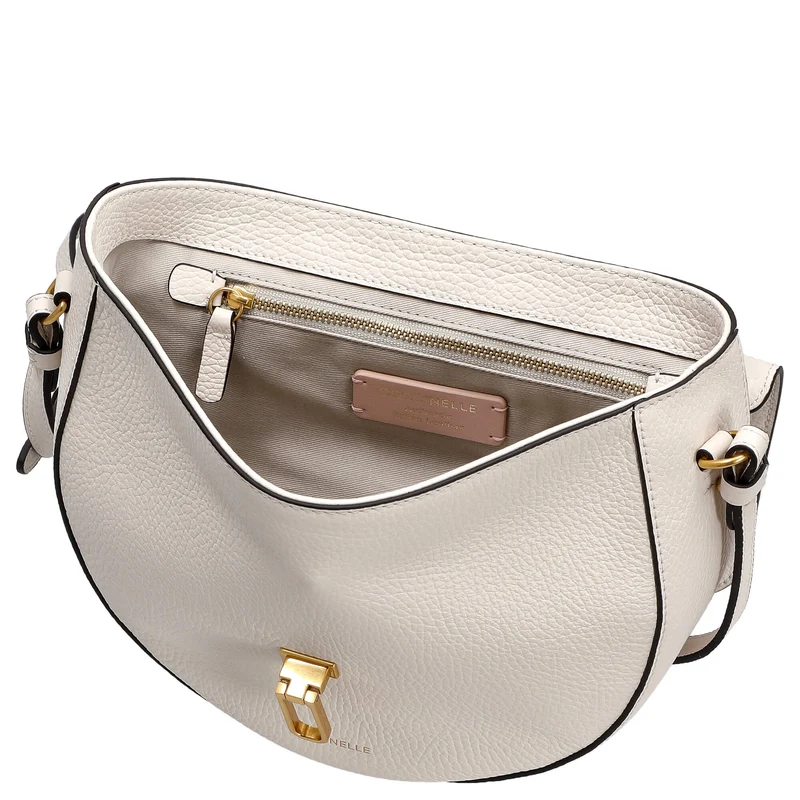 Coccinelle Beat Soft - Bolso bandolera 24 cm (blanco)