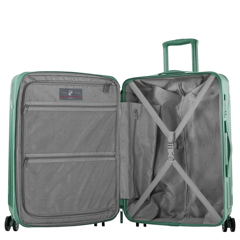 Heys Xtrak - Trolley de 4 ruedas M 66 cm expandible (midnight green)