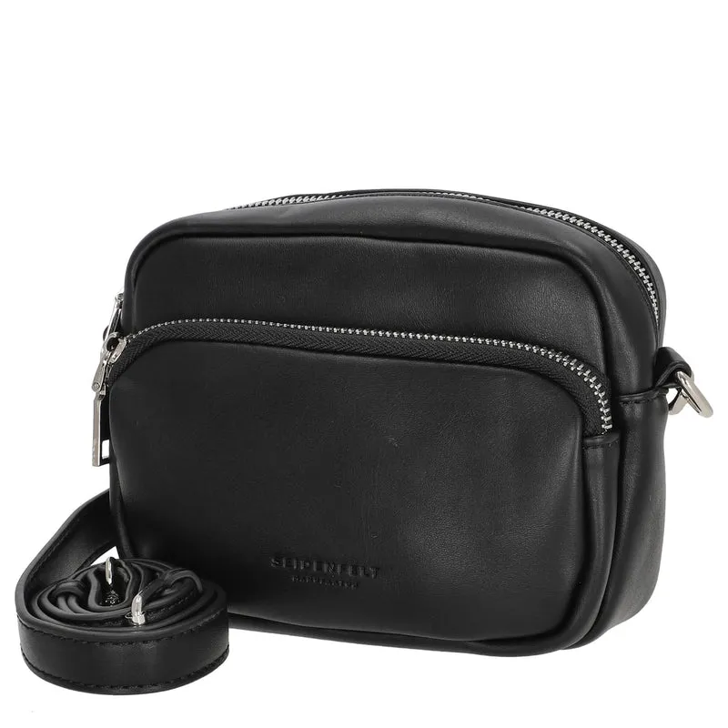 Seidenfelt Hede Crossbody - Bolso bandolera 17 cm (black)