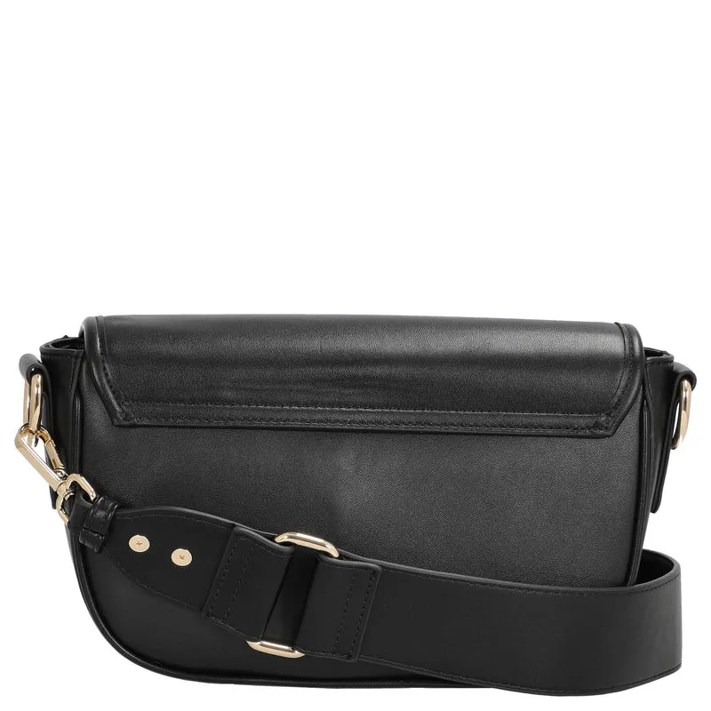 Seidenfelt Viiala Crossbody - Bolso bandolera 26 cm (black quilted)