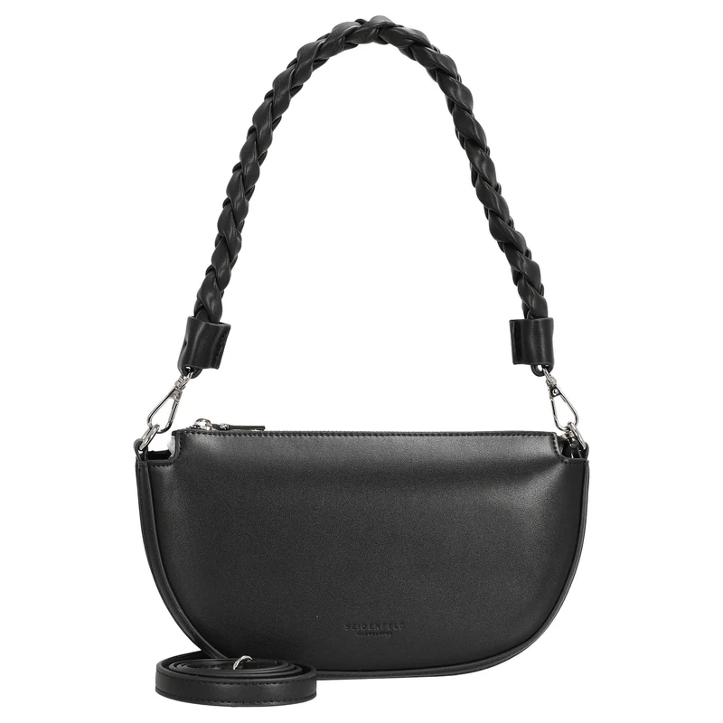 Seidenfelt Melbu Halfmoon - Bolso de hombro 28 cm (black)
