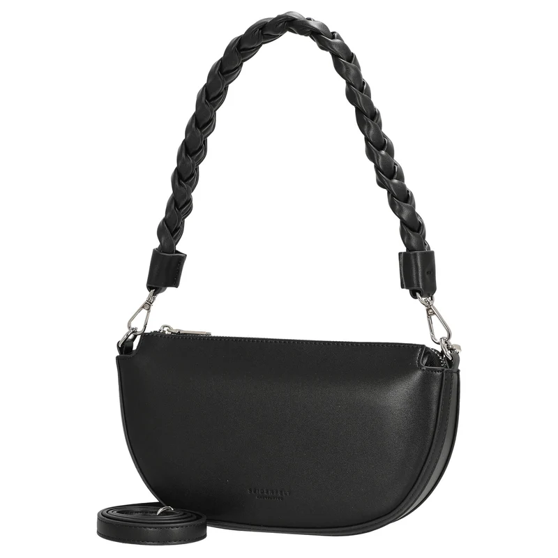 Seidenfelt Melbu Halfmoon - Bolso de hombro 28 cm (black)