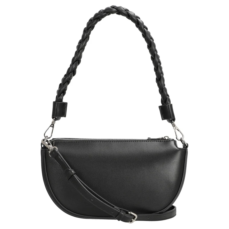 Seidenfelt Melbu Halfmoon - Bolso de hombro 28 cm (black)