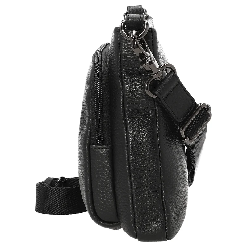 Mandarina Duck Mellow Leather - Bolso bandolera 23 cm (nero)