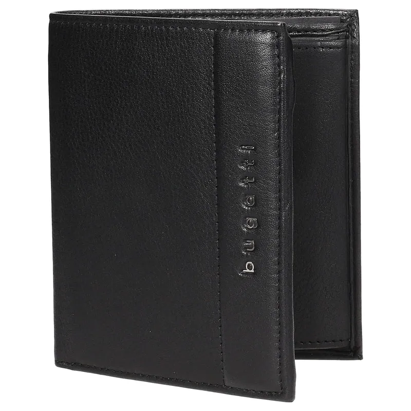 bugatti Nome - Cartera 10cc 12 cm RFID (black)