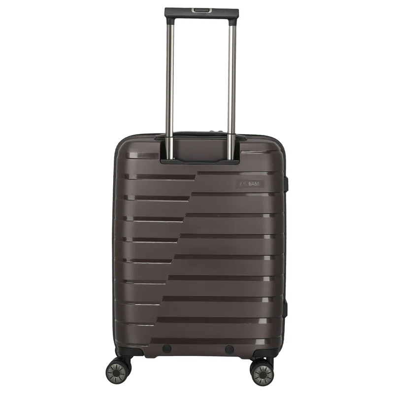 Travelite Air Base - Trolley de cabina con 4 ruedas y bolsillo frontal S 55 cm (coffee)