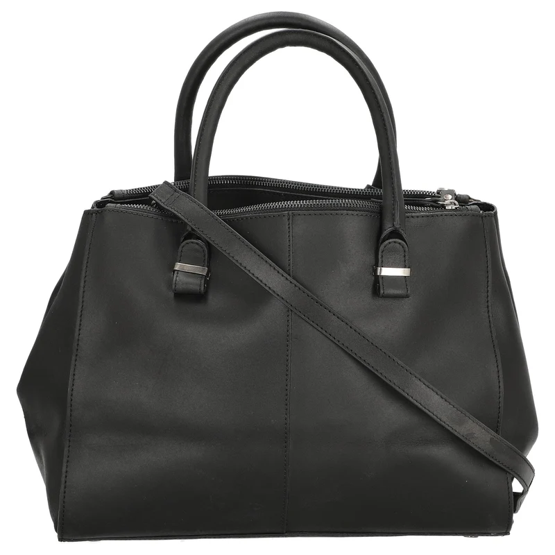 Burkely Vintage Wieske Workbag - Bolso de mano 35 cm (black)