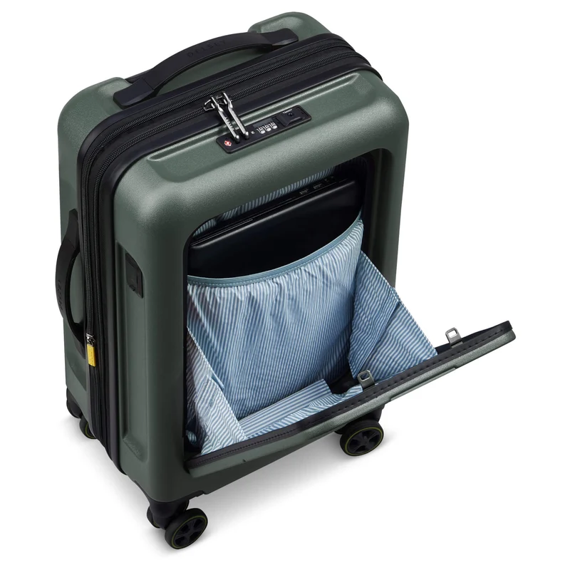 Delsey Paris Turenne 2.0 - Trolley de cabina con 4 ruedas S 56 cm erw. (grün)