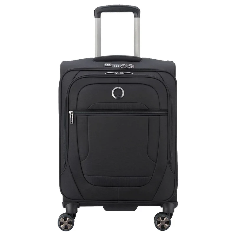 Delsey Paris Helium Dlx 2.0 Slim Line - Trolley de cabina con 4 ruedas 55 cm (schwarz)