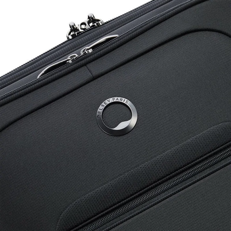 Delsey Paris Helium Dlx 2.0 erweiterbar - Trolley de 4 ruedas 77cm (schwarz)
