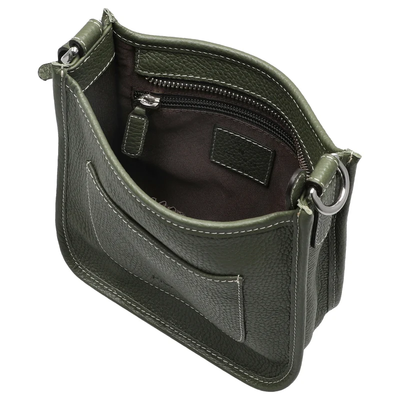 Picard Kronberg - Bolso bandolera 19 cm Rindsleder (pesto)