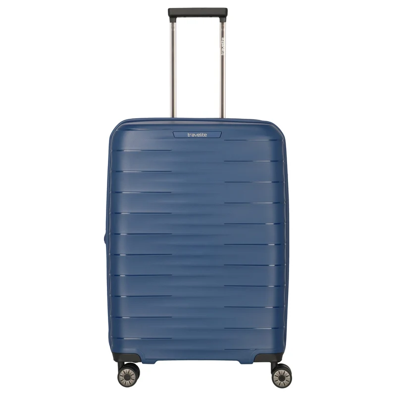 Travelite Mooby - Trolley de 4 ruedas M 66 cm expandible (marine)