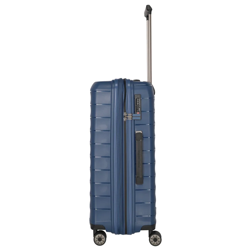 Travelite Mooby - Trolley de 4 ruedas M 66 cm expandible (marine)