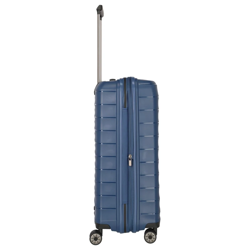 Travelite Mooby - Trolley de 4 ruedas M 66 cm expandible (marine)
