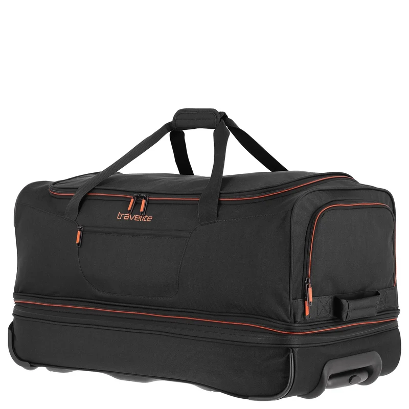 Travelite Basics - Bolsa de viaje con ruedas 98/119L 70 cm expandible (schwarz)