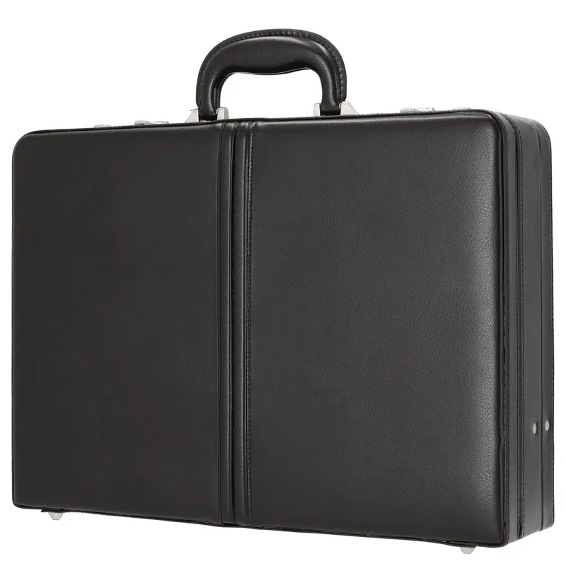 D&N Tradition Business - Maletín 45 cm cuero bovino (color: negro)