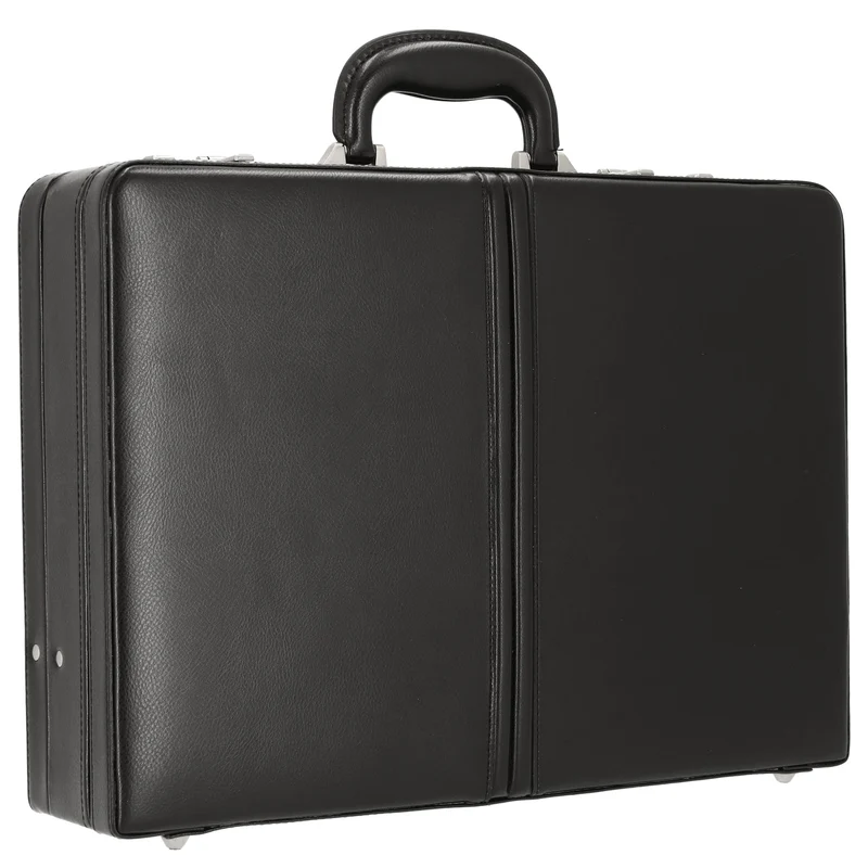 D&N Tradition Business - Maletín 45 cm cuero bovino (color: negro)