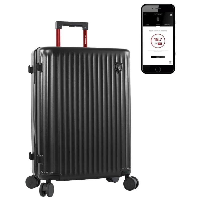 Heys SmartLuggage - Trolley de 4 ruedas M (black)