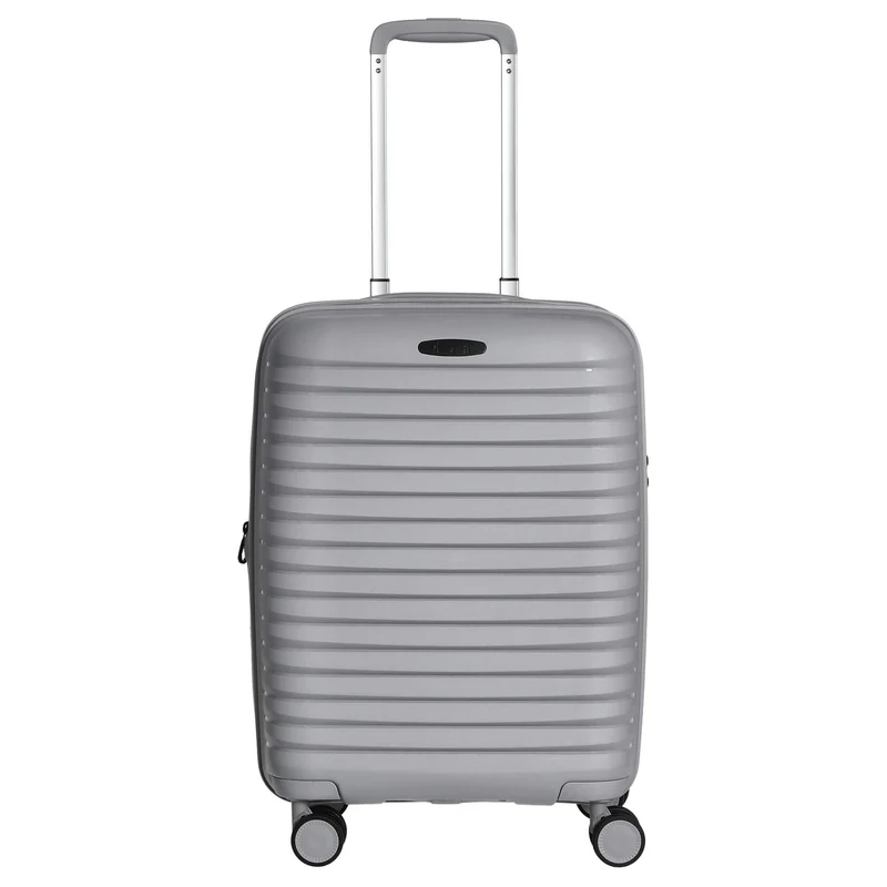D&N Travel Line 4500+ - Maleta de cabina 4 ruedas S 55 cm (gris)