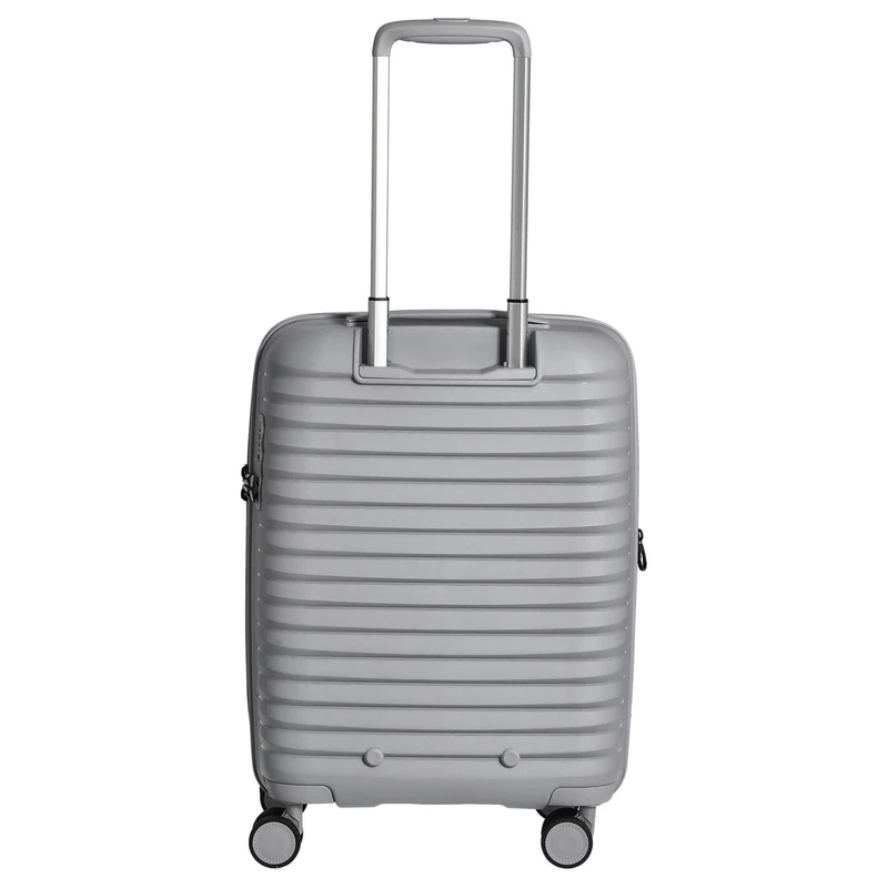 D&N Travel Line 4500+ - Maleta de cabina 4 ruedas S 55 cm (gris)