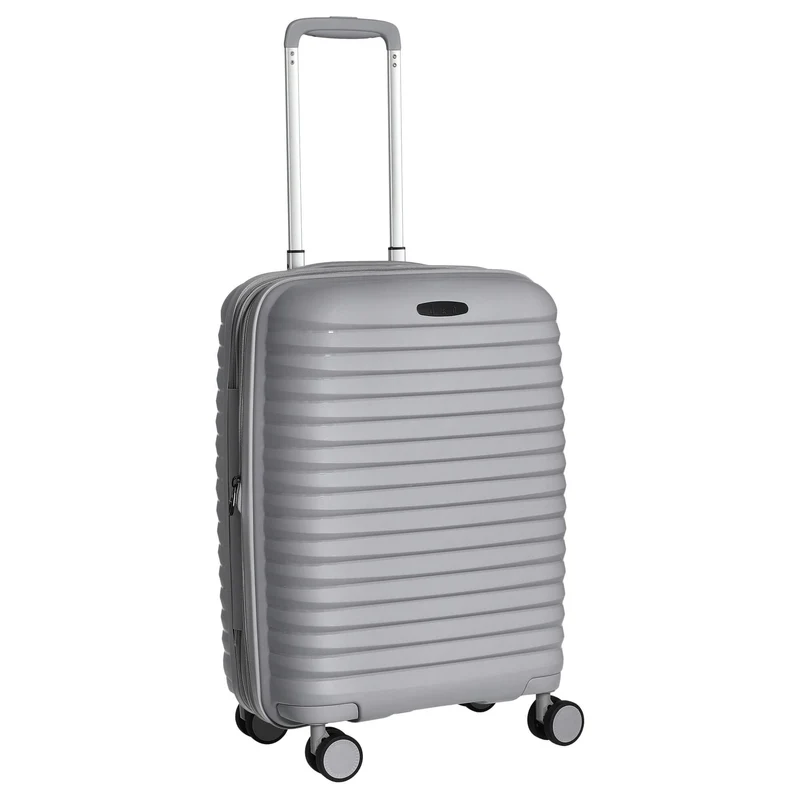 D&N Travel Line 4500+ - Maleta de cabina 4 ruedas S 55 cm (gris)