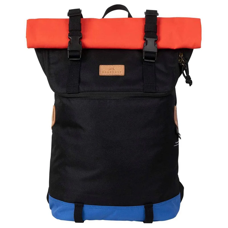 Doughnut Christopher Reborn 18 - Mochila Rolltop 15" 45 cm (black x grapefruit)