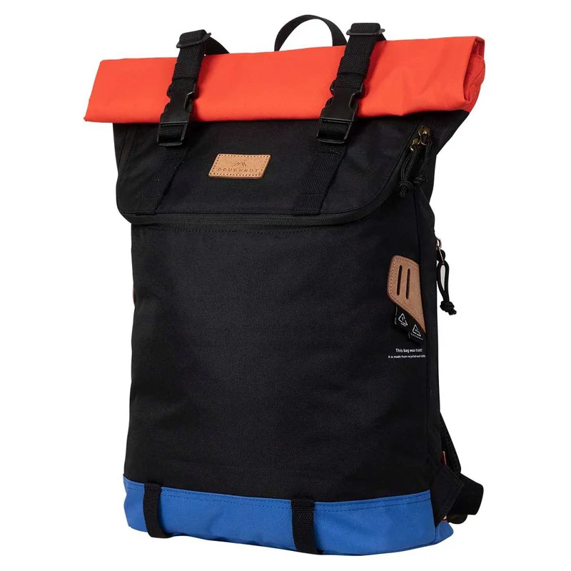 Doughnut Christopher Reborn 18 - Mochila Rolltop 15" 45 cm (black x grapefruit)