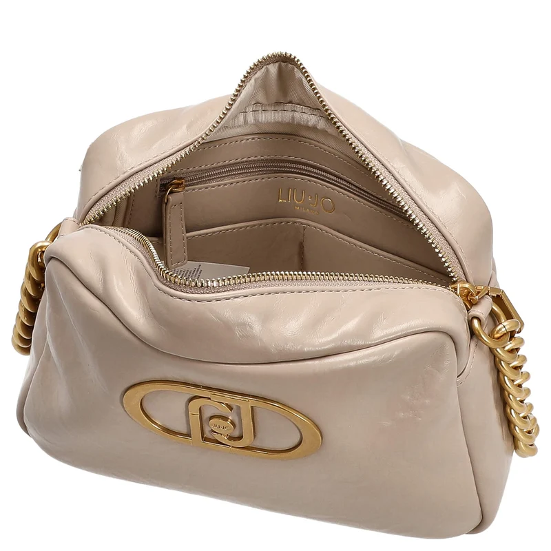 Liu Jo Lapuffy - Bolso de hombro M 23 cm (color: arena oscura)