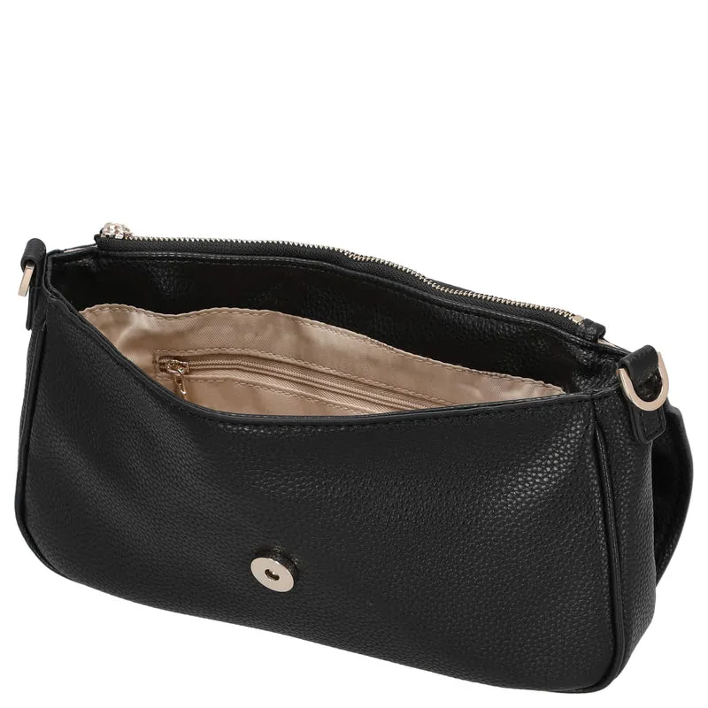 Guess Circe - Bolso de hombro 26 cm (negro)