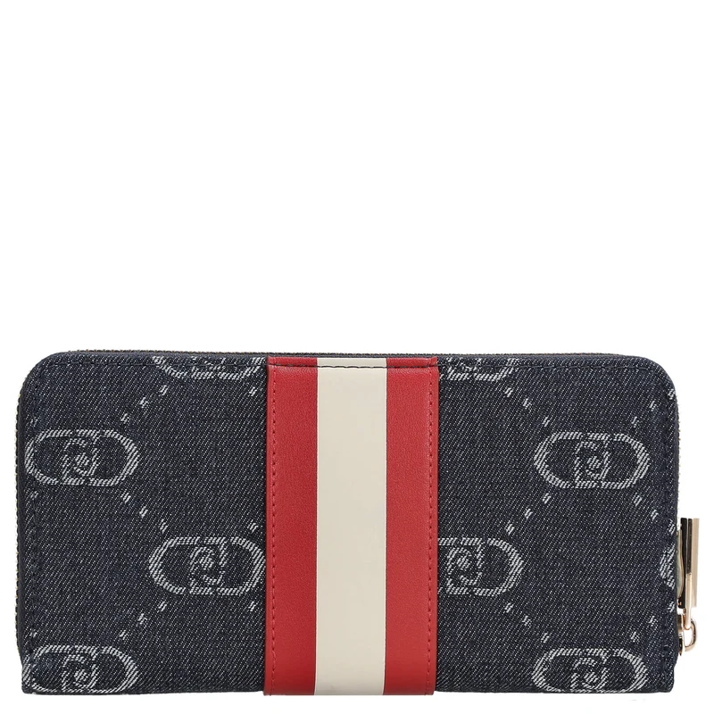 Liu Jo Caliwen - Cartera XL 12 cc 19 cm (denim azul)