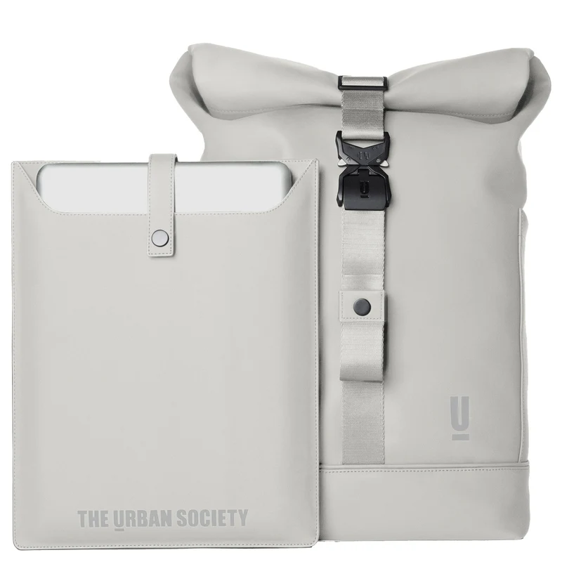The Urban Society Rolltop - Mochila 13" 62 cm (neutral grey)