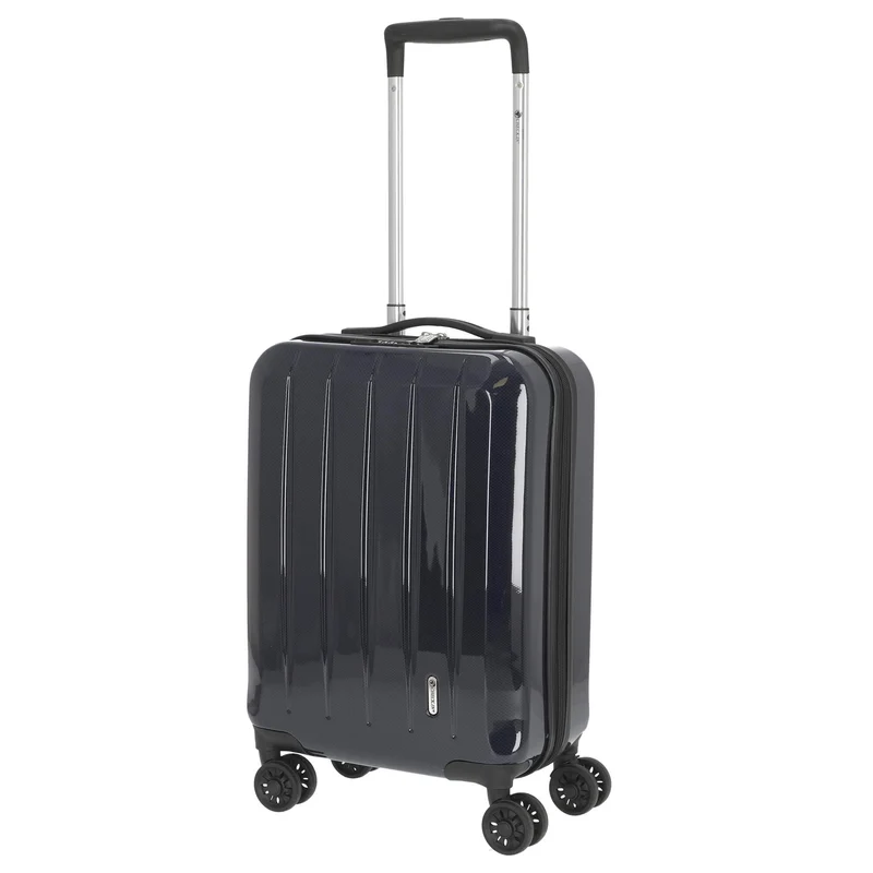 CHECK.IN London 2.0 - Trolley de 4 ruedas 50 cm (carbon blau)