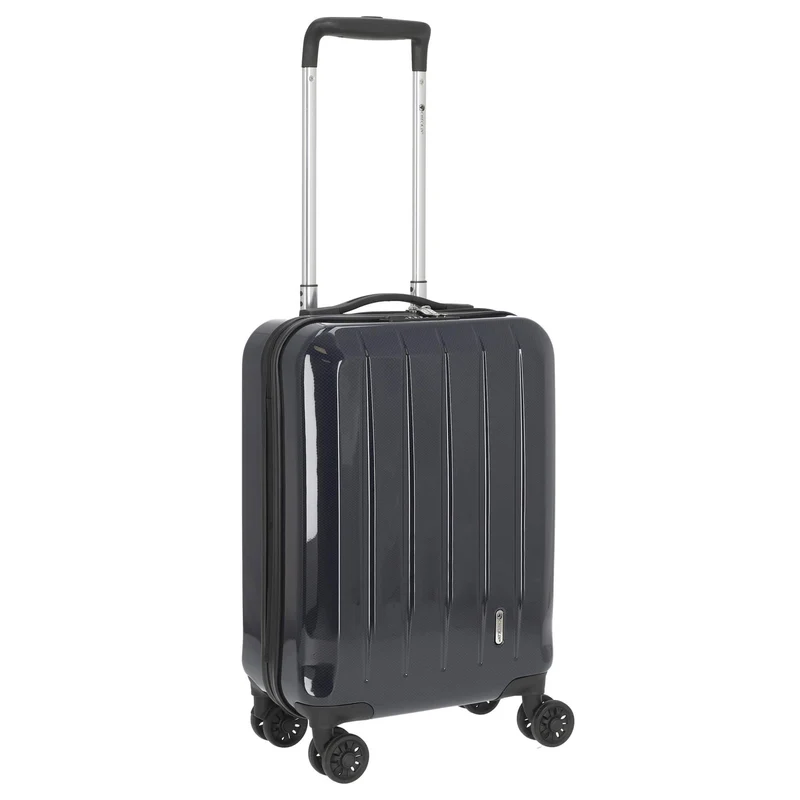 CHECK.IN London 2.0 - Trolley de 4 ruedas 50 cm (carbon blau)