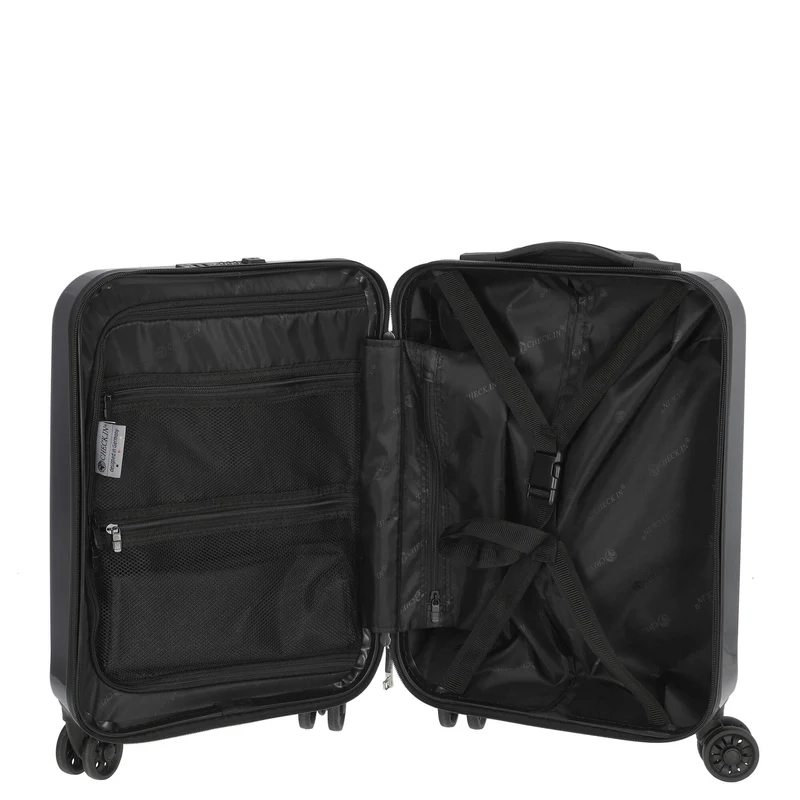 CHECK.IN London 2.0 - Trolley de 4 ruedas 50 cm (carbon blau)