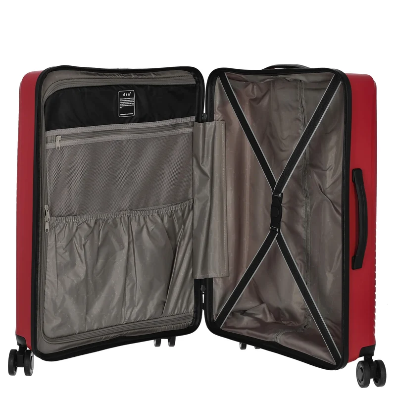 D&N Travel Line 4000 - Trolley de 4 ruedas M 66 cm (pink)