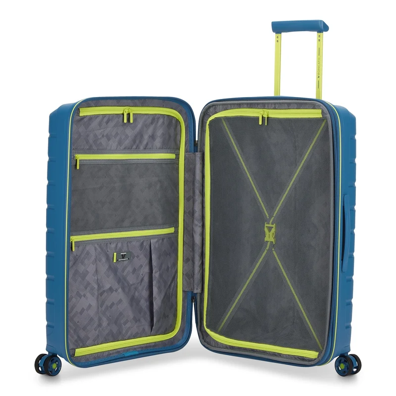 Roncato B-Flying Move - 4-Rollen-Trolley M 68 cm erw. (blu laguna)