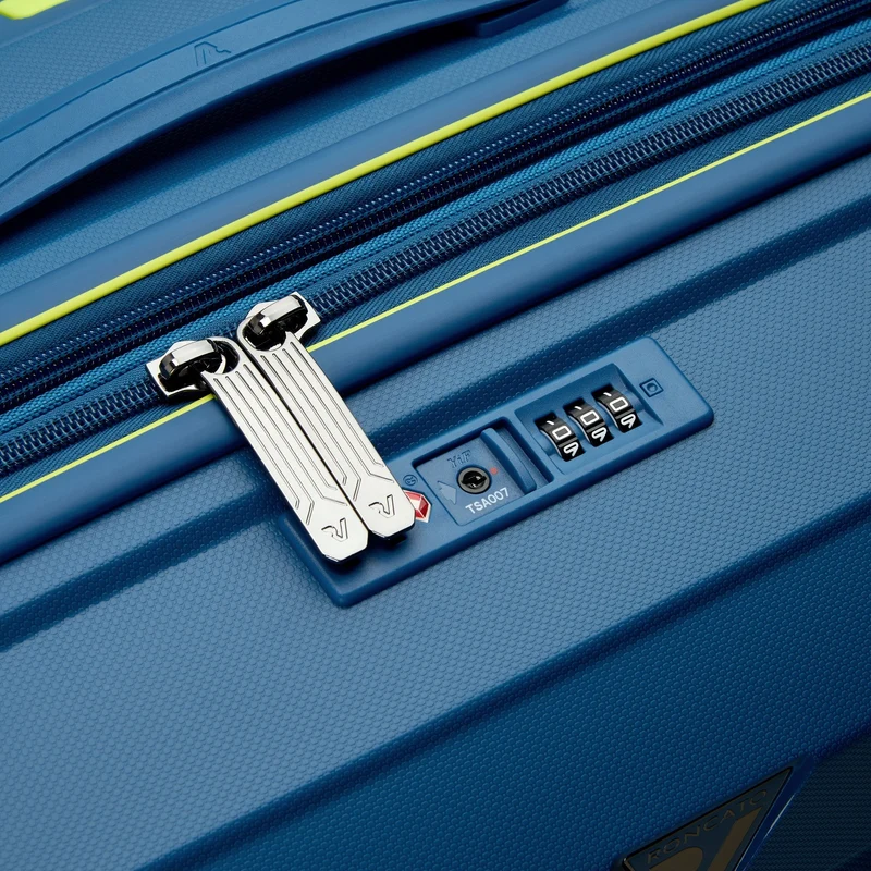 Roncato B-Flying Move - 4-Rollen-Trolley M 68 cm erw. (blu laguna)